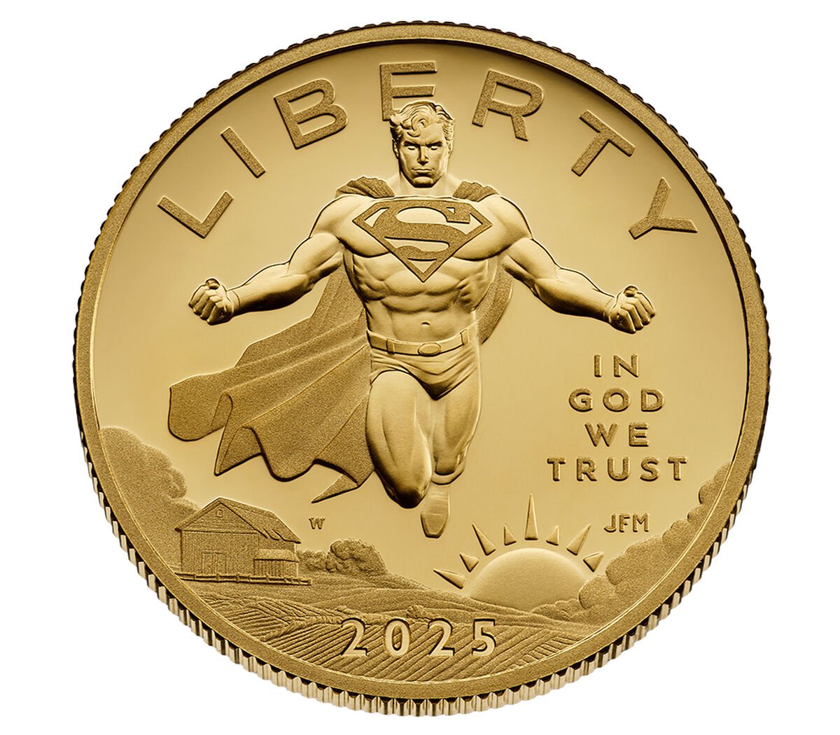 2025 United States Superman $50 Gold Coin